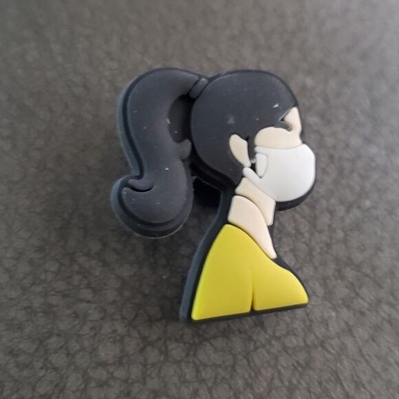 3-for-$15 Covid masked girl collectable crocs charm. NEW. Unique. - Picture 1 of 2